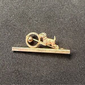 Vintage FORSTER Scotty Dog w/Ball Brooch 01/20 12KTGF